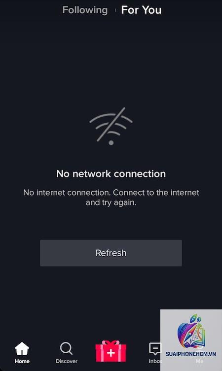 tiktok bị lỗi kết nối trên iphone
