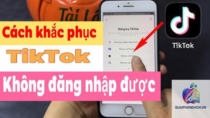 tiktok không đăng nhập bằng google trên iphone - Hình 1