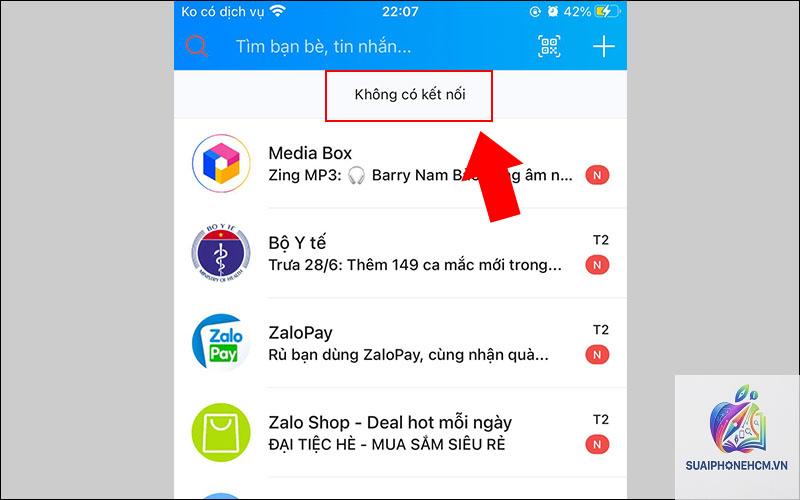 zalo bị lỗi mạng trên iphone - Hình 4