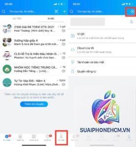 zalo bị mất tin nhắn trên iphone