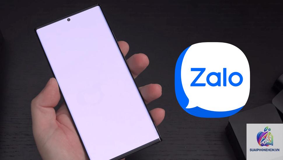 zalo bị trắng màn hình trên iphone
