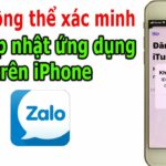 zalo không cập nhật được trên iphone
