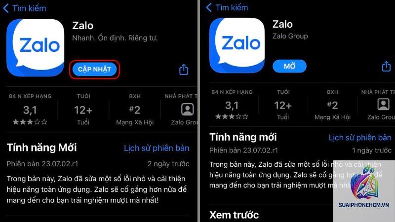 zalo không cập nhật được trên iphone - Hình 4
