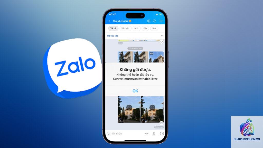 zalo không gửi được ảnh trên iphone