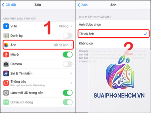 zalo không hiển thị hình ảnh trên iphone