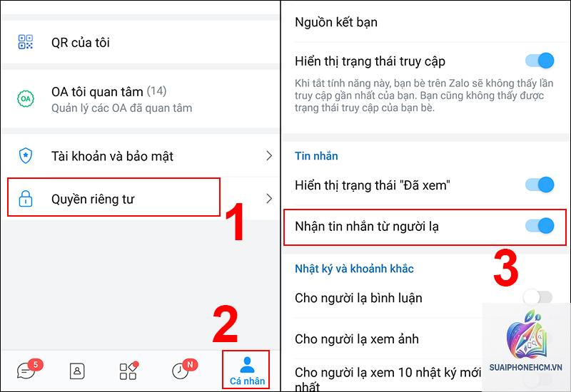 zalo không nhận được tin nhắn trên iphone - Hình 3