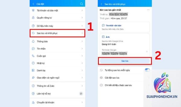 zalo không sao lưu được dữ liệu trên iphone - Hình 3