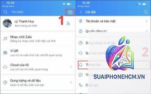 zalo không thông báo trên iphone