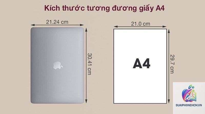 MacBook Air màn hình bao nhiêu inch