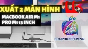 MacBook Air xuất 2 màn hình