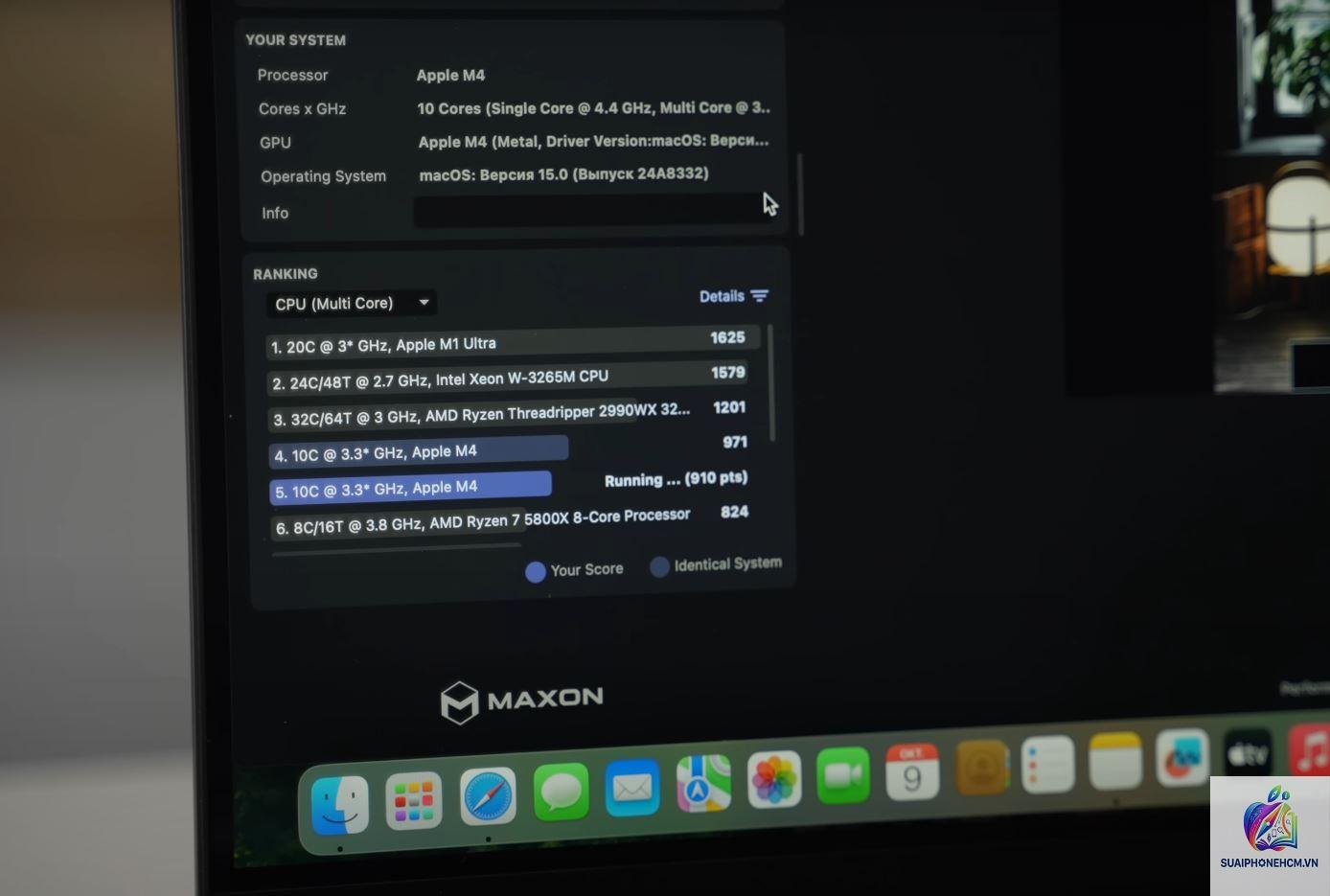 MacBook Pro Cinebench - Hình 1