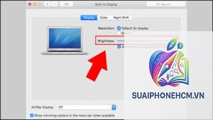 MacBook Pro độ sáng màn hình