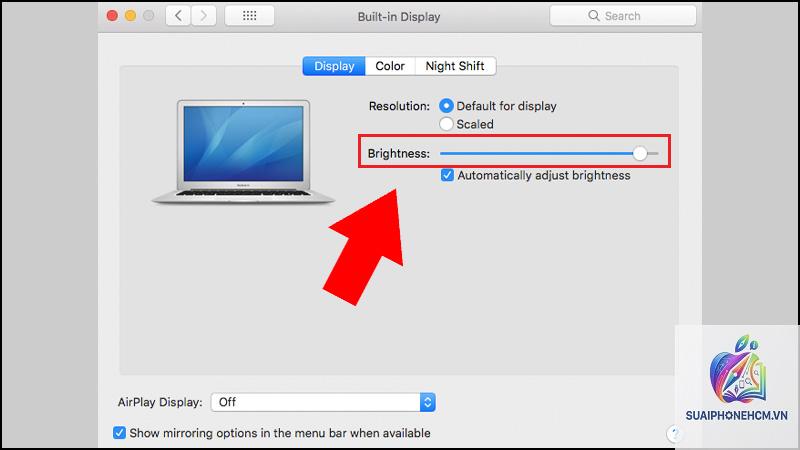 MacBook Pro độ sáng màn hình - Hình 1