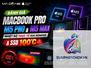 MacBook Pro nhiệt độ khi render