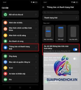 cách ẩn nội dung thông báo trên màn hình khóa điện thoại