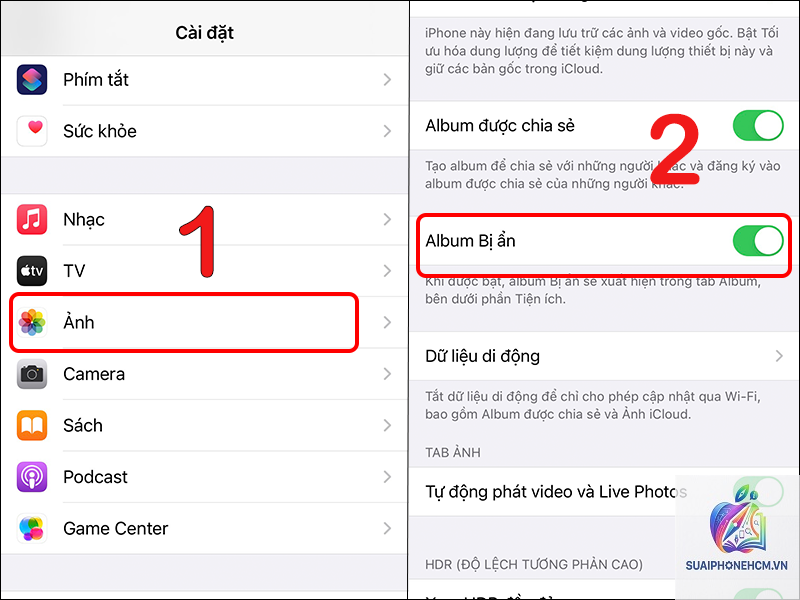 cách ẩn video trên điện thoại - Hình 1