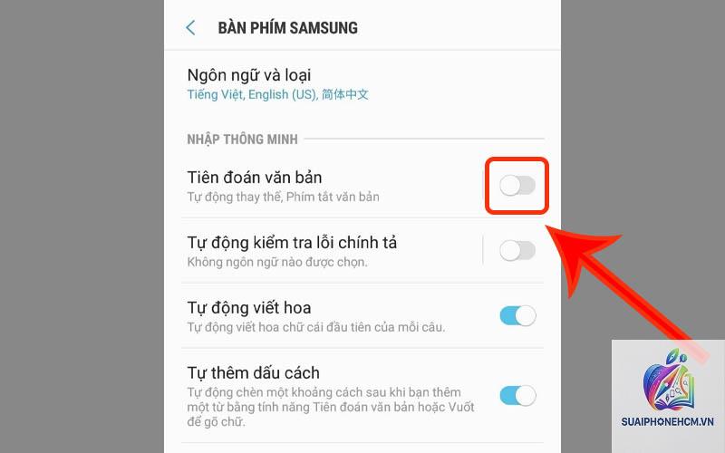 cách bật tiên đoán văn bản trên điện thoại - Hình 4