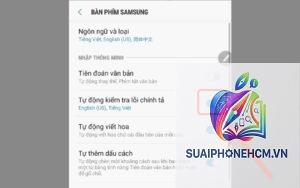 cách bật tự động sửa lỗi trên điện thoại