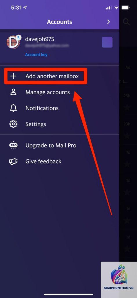 cách cài Yahoo Mail trên điện thoại