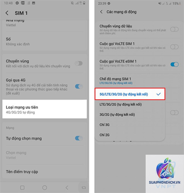 cách chuyển 5G sang 4G trên điện thoại - Hình 3