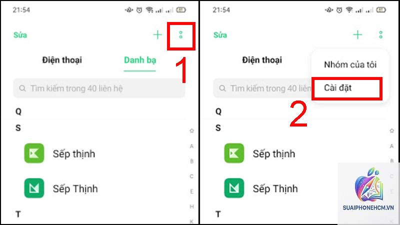 cách chuyển danh bạ sang điện thoại mới