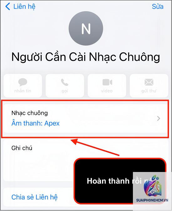 cách đặt nhạc chuông riêng cho từng liên hệ - Hình 3