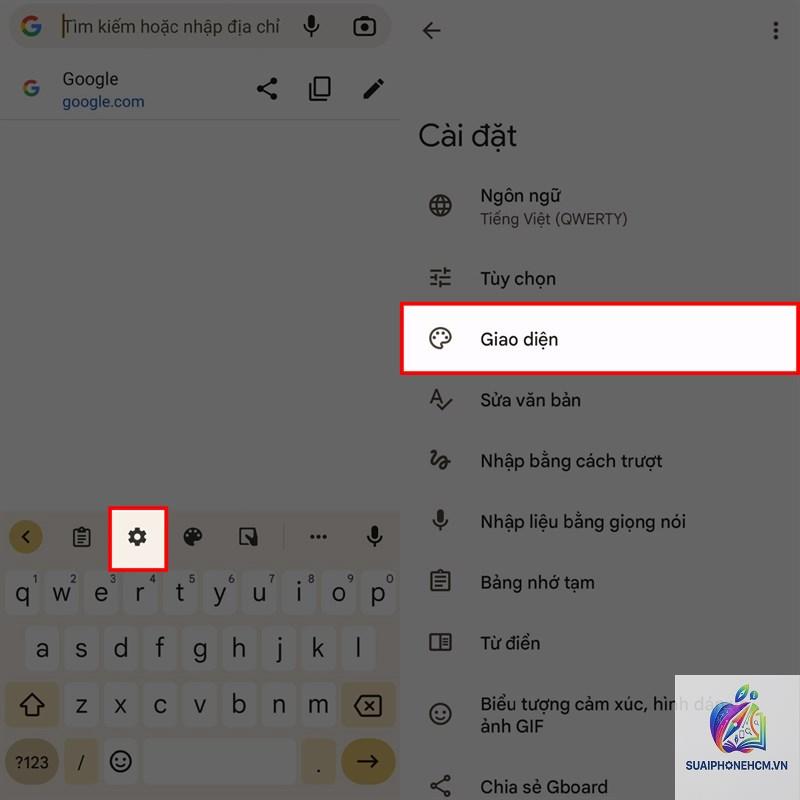 cách đổi giao diện bàn phím trên điện thoại