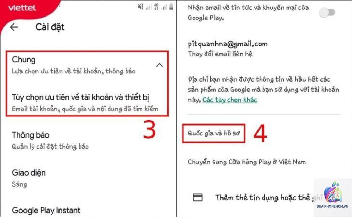 cách đổi vùng trên điện thoại - Hình 4