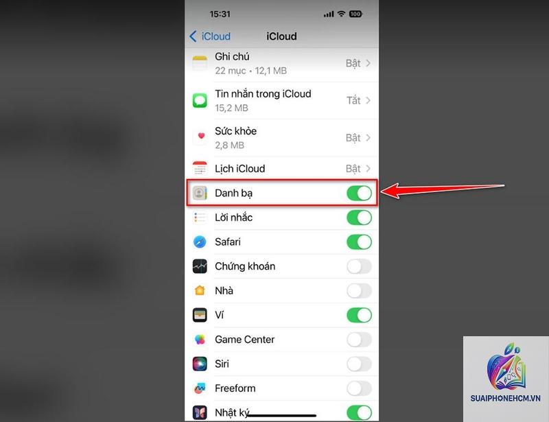 cách đồng bộ danh bạ với iCloud - Hình 2