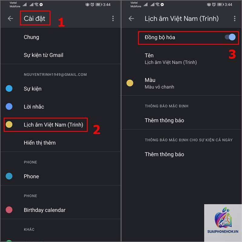 cách đồng bộ lịch trên điện thoại - Hình 3
