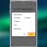 cách đồng bộ lời nhắc trên điện thoại