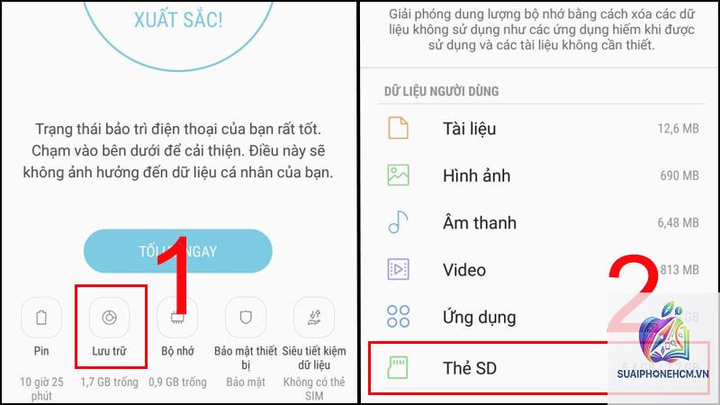 cách format thẻ nhớ trên điện thoại
