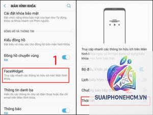 cách hiển thị thời tiết trên màn hình khóa điện thoại