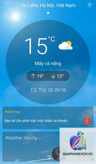 cách hiển thị thời tiết trên màn hình khóa điện thoại - Hình 4