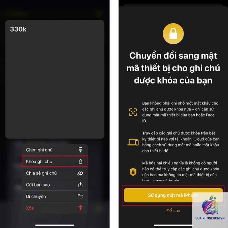 cách khóa ghi chú trên điện thoại - Hình 4