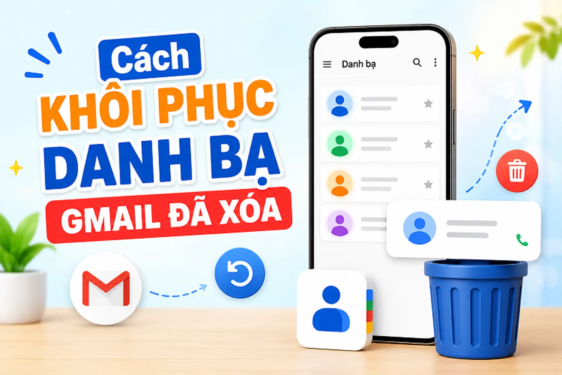 cách khôi phục danh bạ từ Gmail - Hình 3
