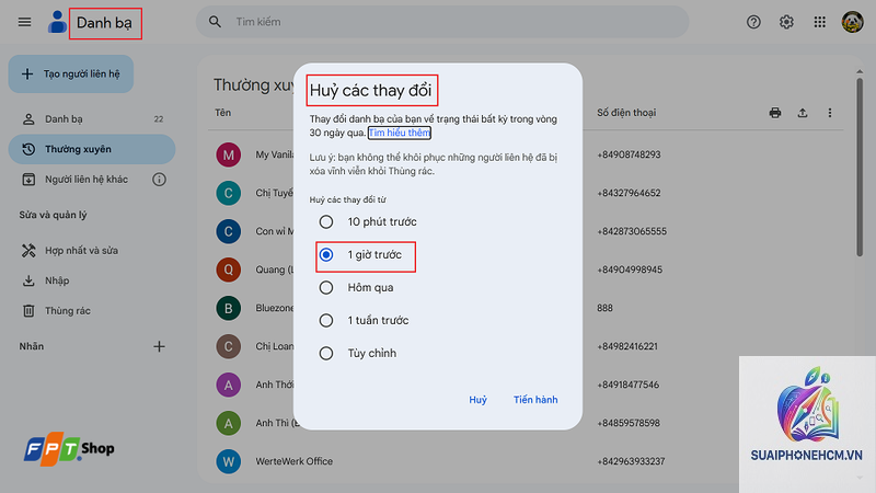 cách khôi phục danh bạ từ Gmail - Hình 4