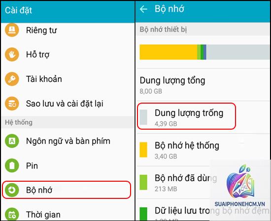 cách kiểm tra bộ nhớ điện thoại - Hình 2