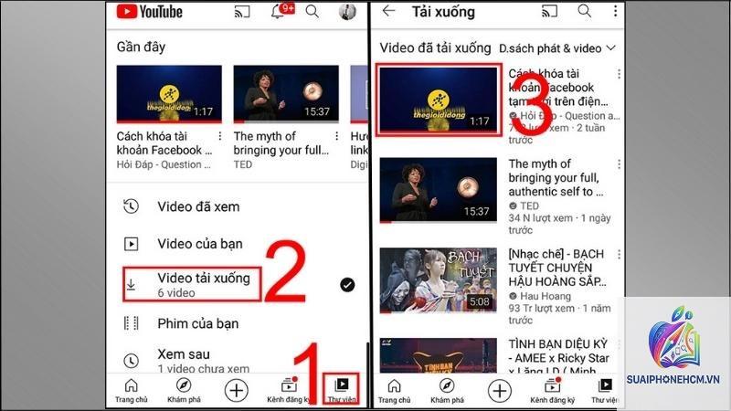 cách lưu video YouTube về điện thoại