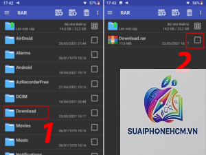 cách mở file RAR trên điện thoại