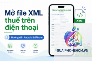 cách mở file XML trên điện thoại