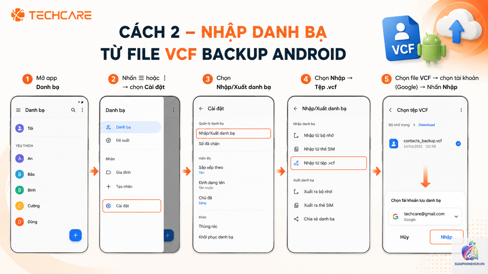 cách nhập danh bạ từ file VCF - Hình 2