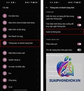 cách quản lý thông báo trên điện thoại