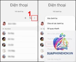 cách sao chép danh bạ từ điện thoại sang SIM