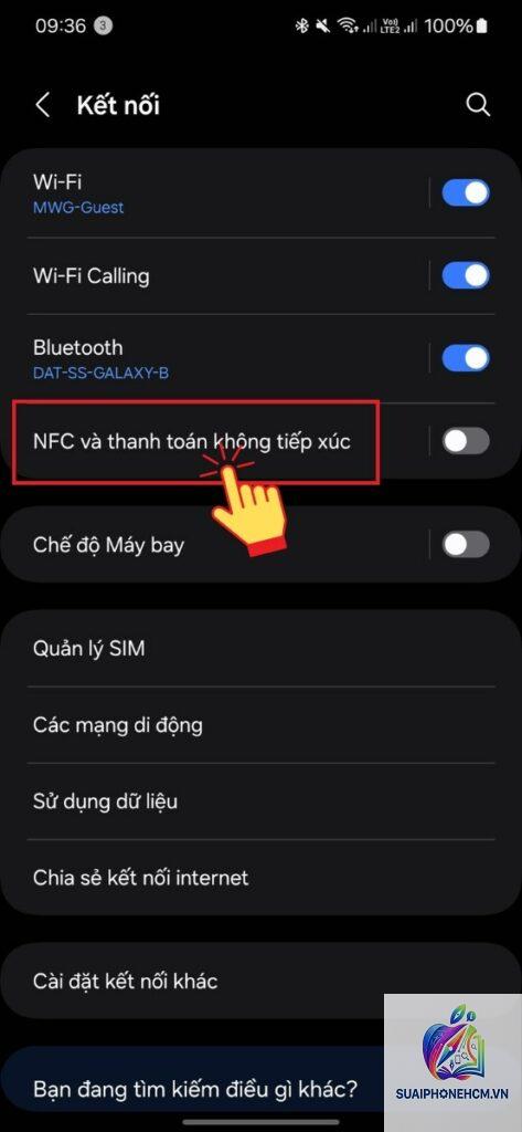 cách sử dụng NFC trên điện thoại