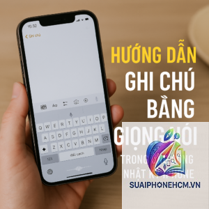 cách tạo ghi chú bằng giọng nói trên điện thoại