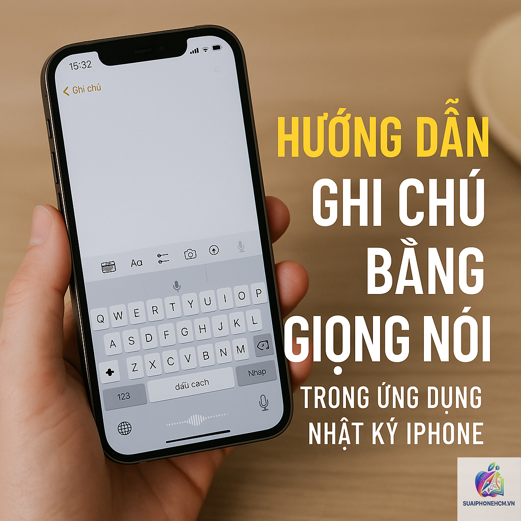 cách tạo ghi chú bằng giọng nói trên điện thoại