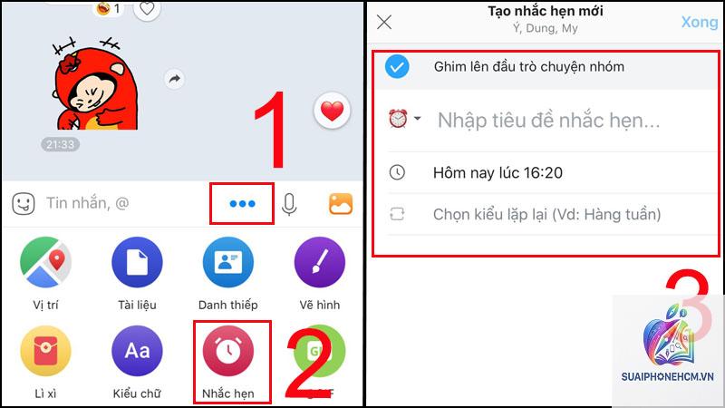 cách tạo lịch hẹn trên điện thoại - Hình 2