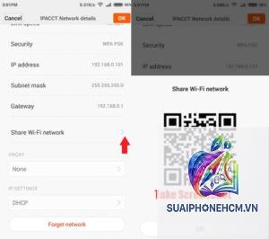 cách tạo mã QR từ WiFi trên điện thoại