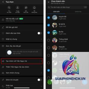 cách tạo nhóm danh bạ trên điện thoại